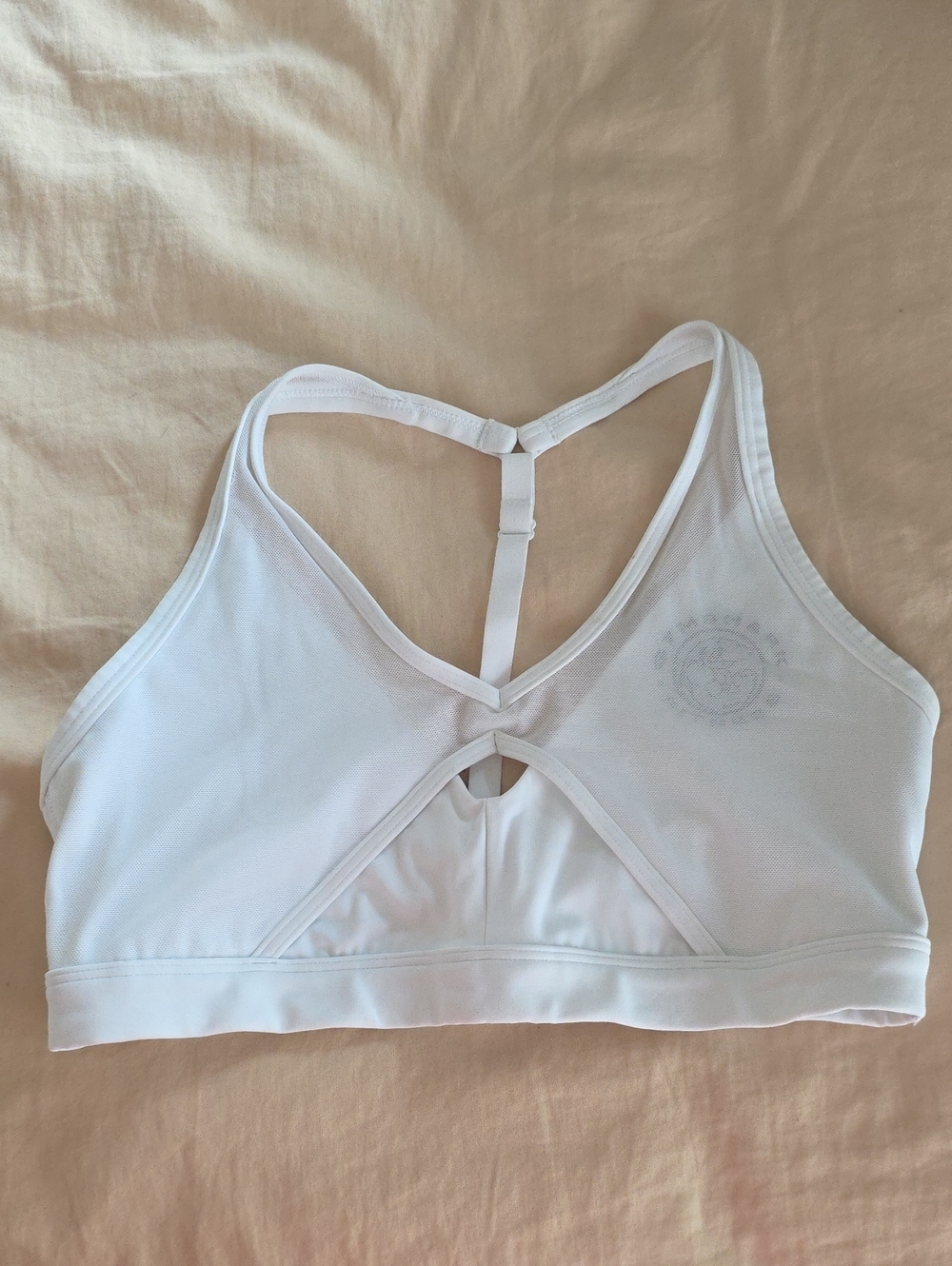 Gymshark Legacy T-Bar Sports Bra - White - Picture 3 of 7